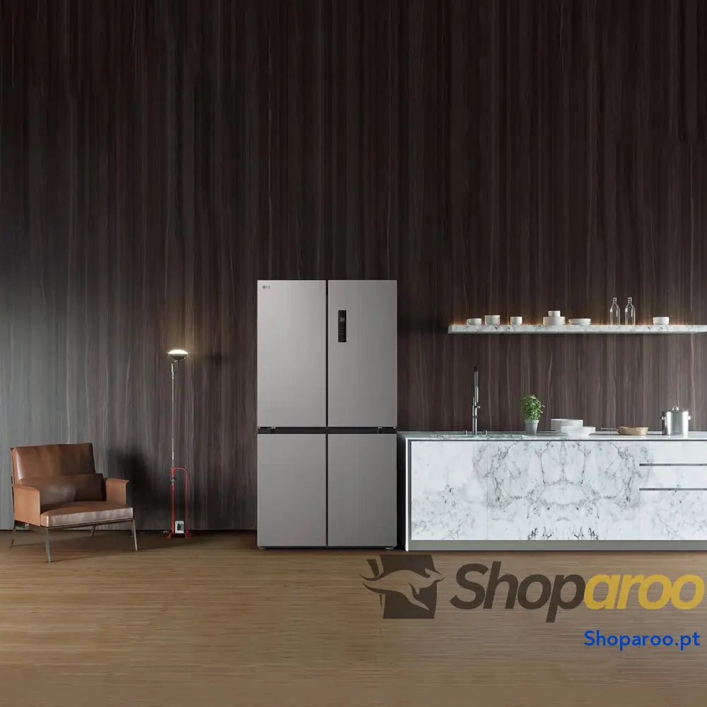 LG GMM41MSBEM Frigorífico Americano Combi Total No Frost Classificação E Capacidade 474L Prateado