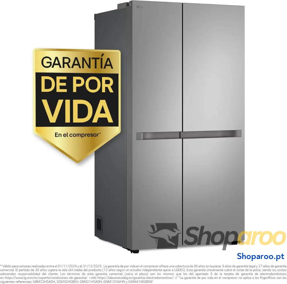 LG GSBC40PYPE Frigorífico Side by série 400 Linear Cooling multi AirFlow classificação E 641 l Inox anti impressões