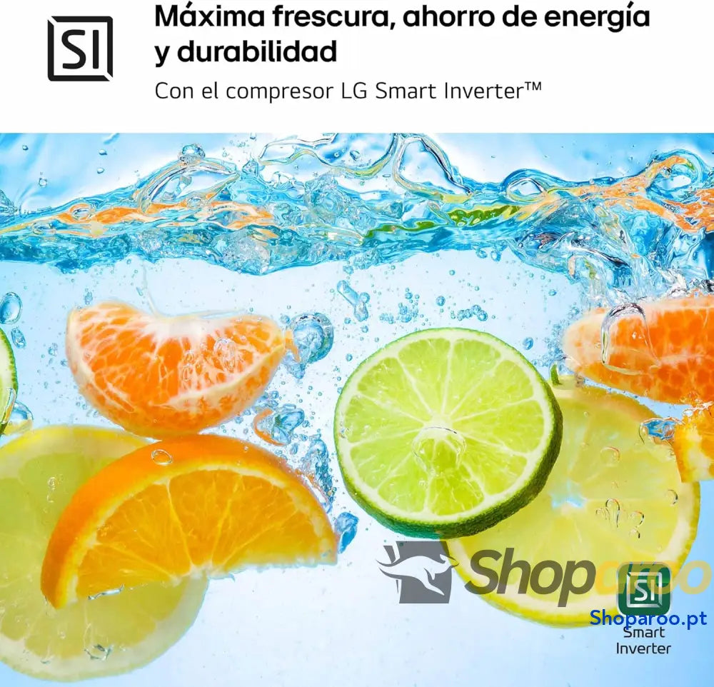 LG GSBC40PYPE Frigorífico Side by série 400 Linear Cooling multi AirFlow classificação E 641 l Inox anti impressões