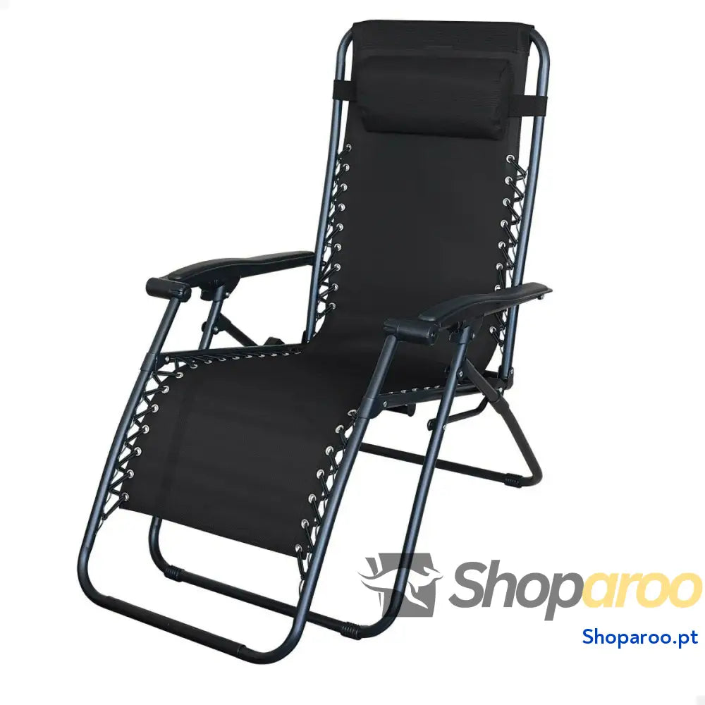 Ligstoel Aktive Preto 52 x 102 x 68 cm