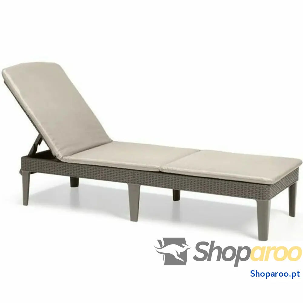 Ligstoel Algon Allibert Castanho 187 x 58 x 29 cm