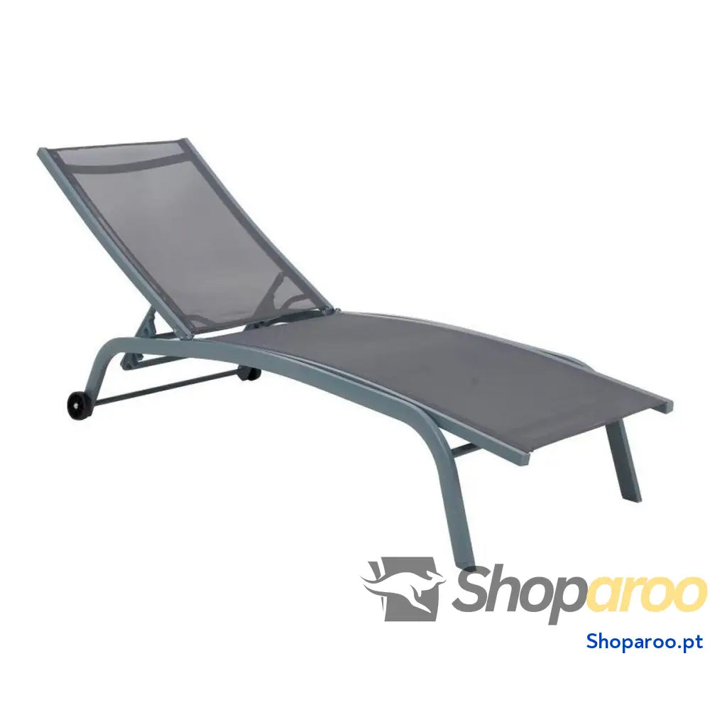 Ligstoel DKD Home Decor PVC Alumínio (187,5 x 64 x 97 cm)