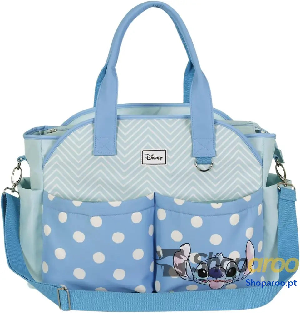 Lilo e Stitch Lovely Mala para carro de bebé Mommy azul 44 x 32 cm Saco carrinho