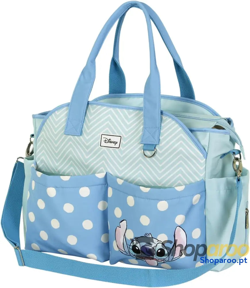 Lilo e Stitch Lovely Mala para carro de bebé Mommy azul 44 x 32 cm Saco carrinho