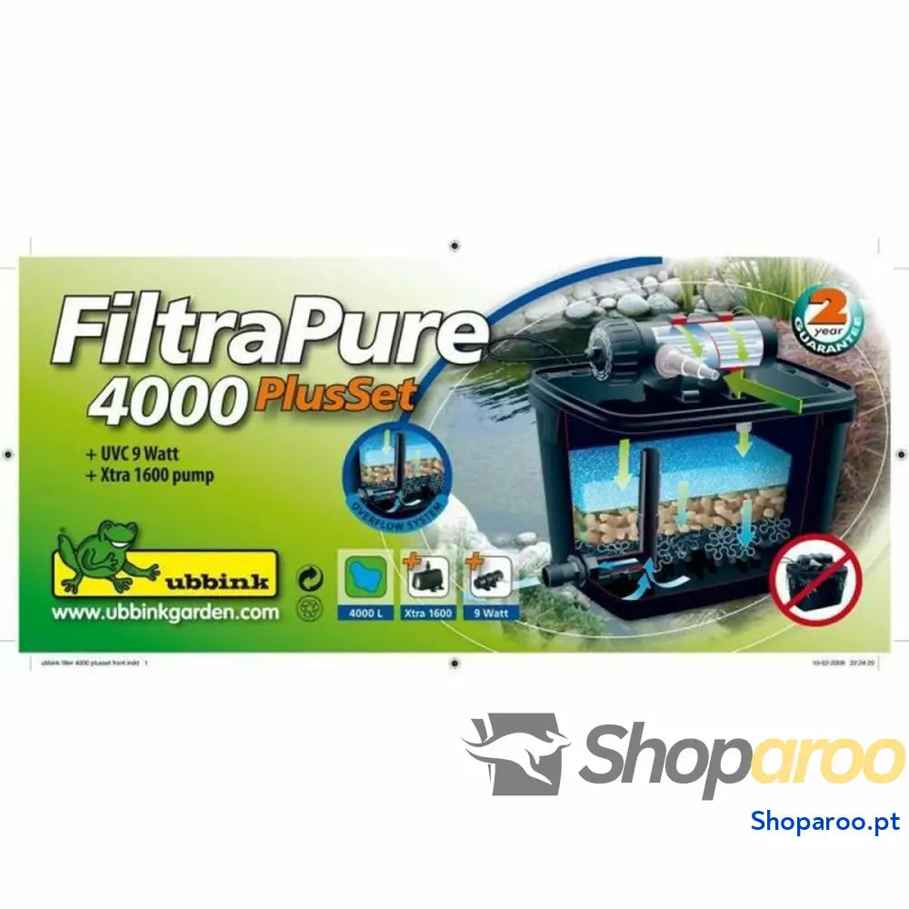 Limpa-fundos automáticos Ubbink FiltraPure 4000