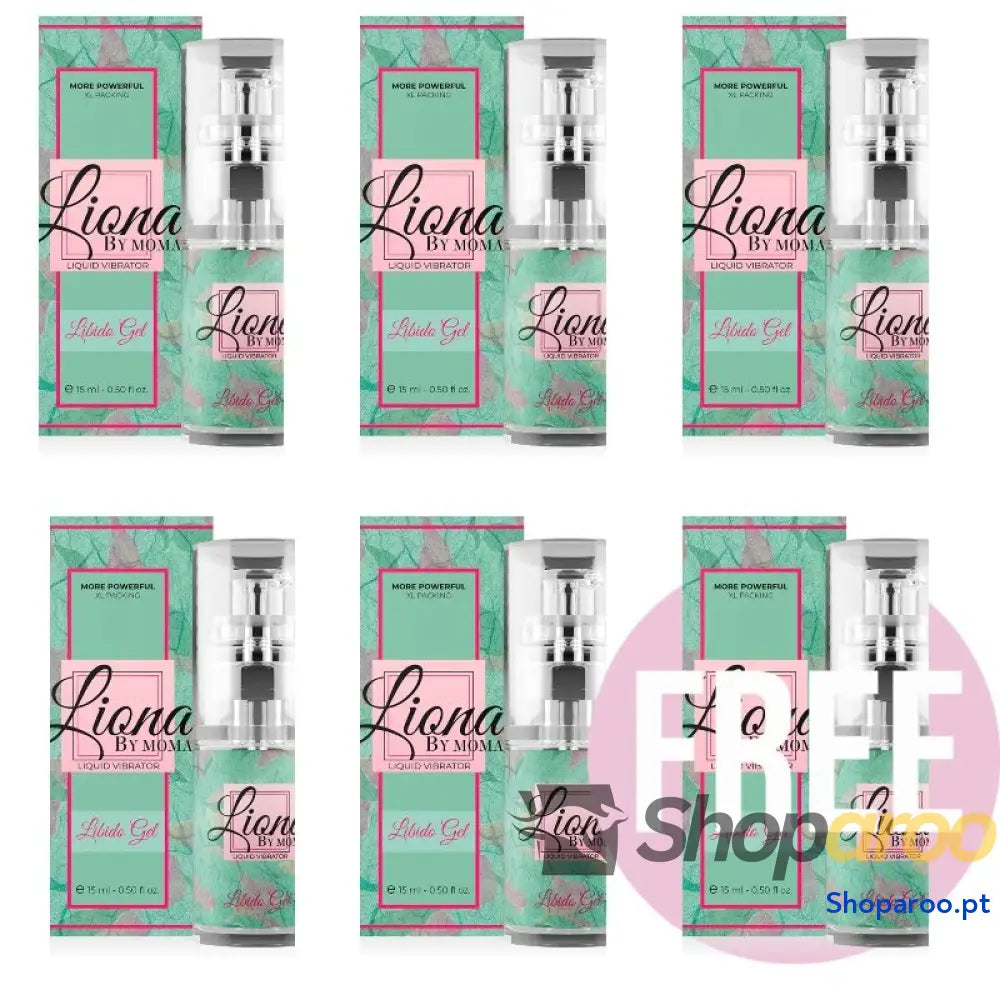 LIONA BY MOMA - LIQUID VIBRADOR LIBIDO GEL 15 ML 5+1 GRÁTIS
