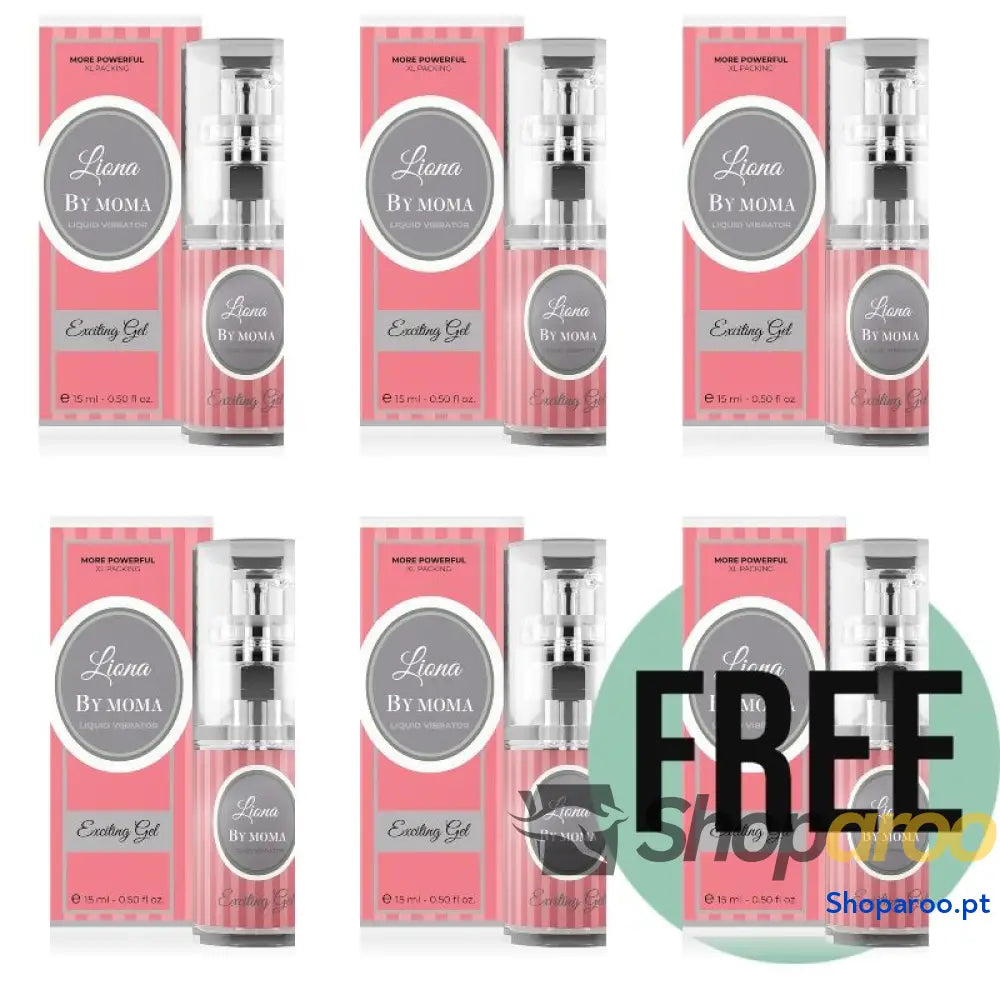LIONA BY MOMA - VIBRADOR LIQUIDO GEL EXCITING 15 ML 5+1 GRÁTIS