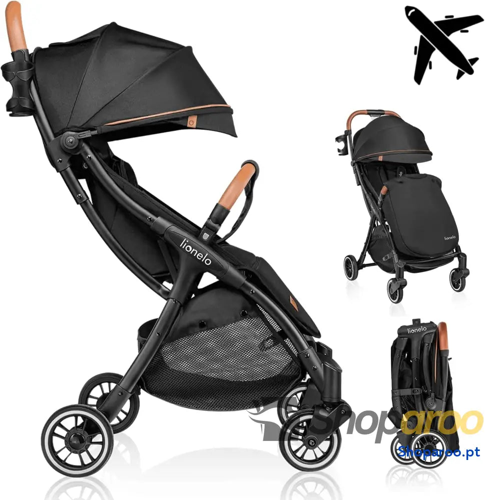 LIONELO Julie One Carrinho 51 x 75 103 cm Para crianças até 22 kg 48M Regulagem do encosto Fácil de dobrar Rodas