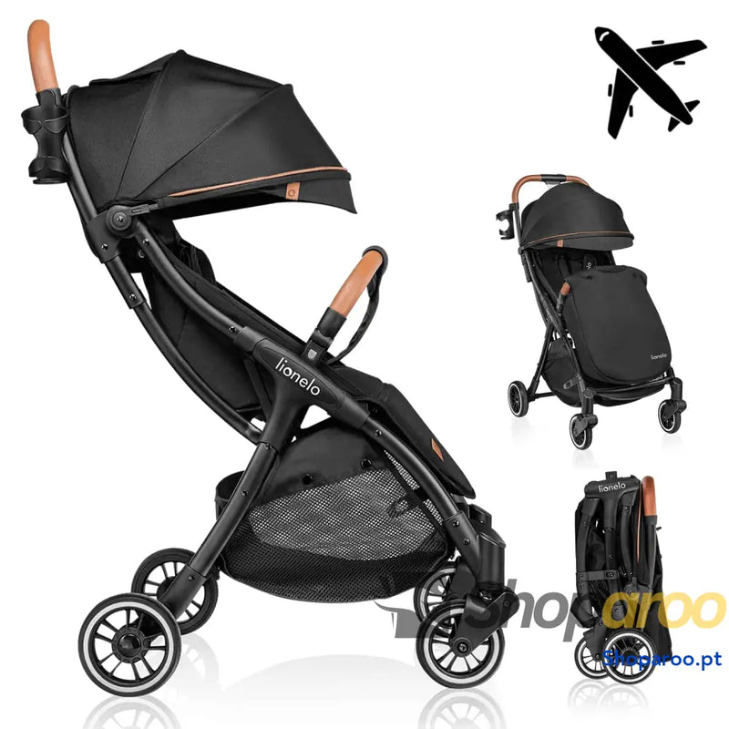 LIONELO Julie One Carrinho 51 x 75 103 cm Para crianças até 22 kg 48M Regulagem do encosto Fácil de dobrar Rodas