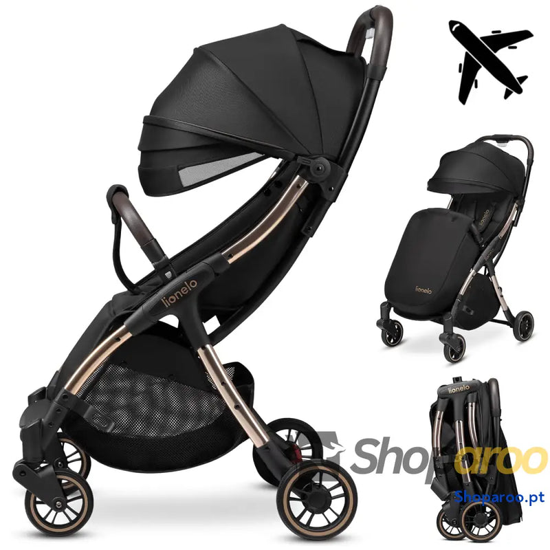 LIONELO Julie One Carrinho 51 x 75 103 cm Para crianças até 22 kg 48M Regulagem do encosto Fácil de dobrar Rodas