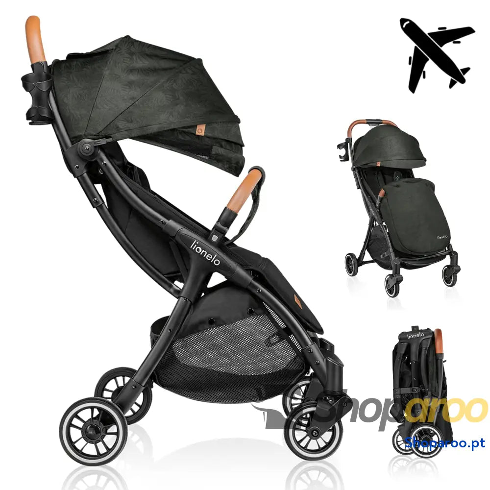 LIONELO Julie One Carrinho 51 x 75 103 cm Para crianças até 22 kg 48M Regulagem do encosto Fácil de dobrar Rodas