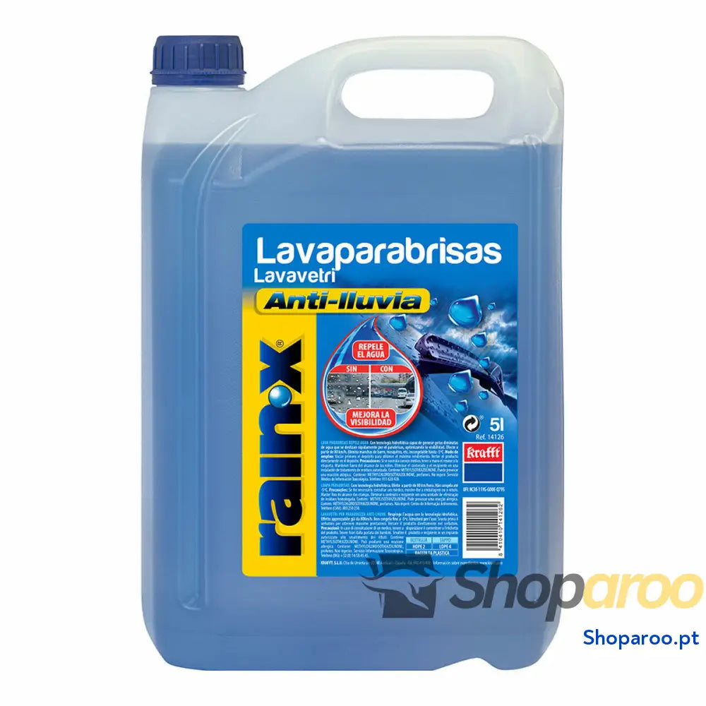 Líquido limpa-para-brisas Rainx 5 L