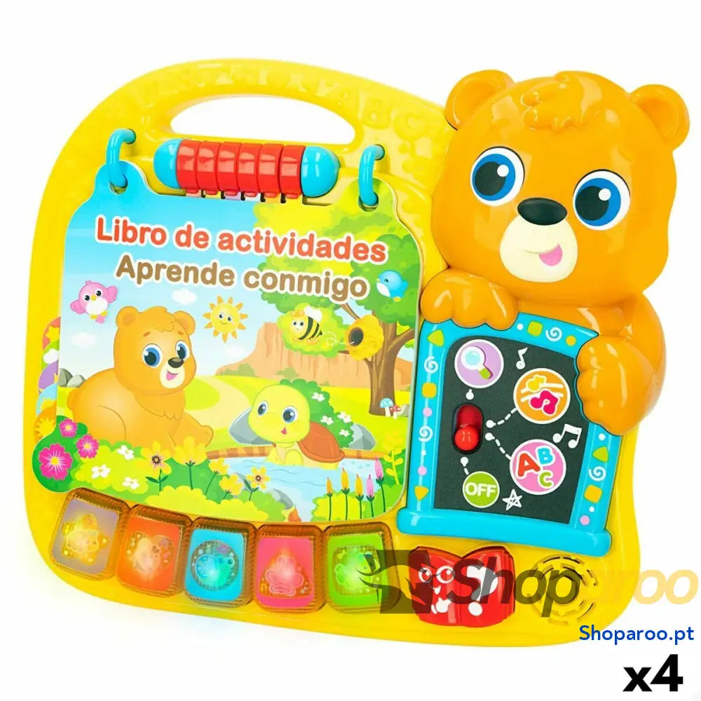 Livro interativo infantil Winfun 26,5 x 4,5 x 23,5 cm ES (4 Unidades)