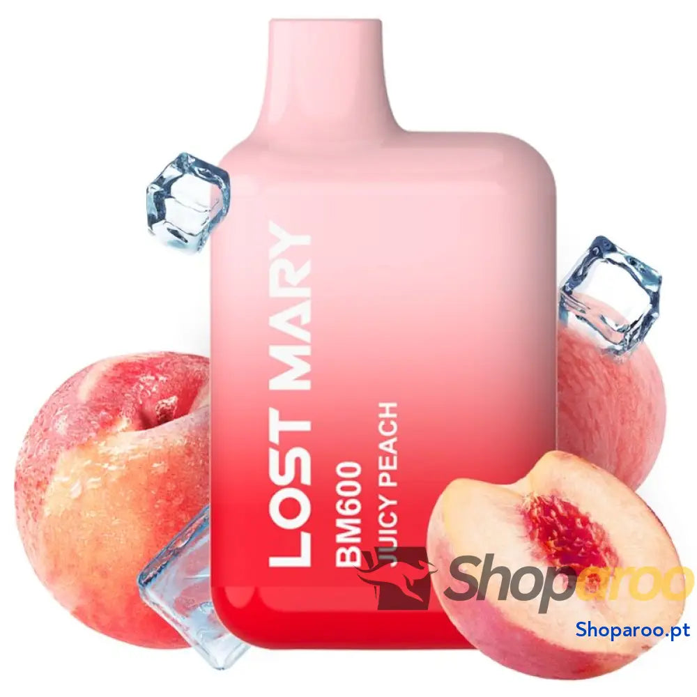 LOST MARY BM600 NICOTINE VAPER 2% DESCARTÁVEL JUICY PEACH