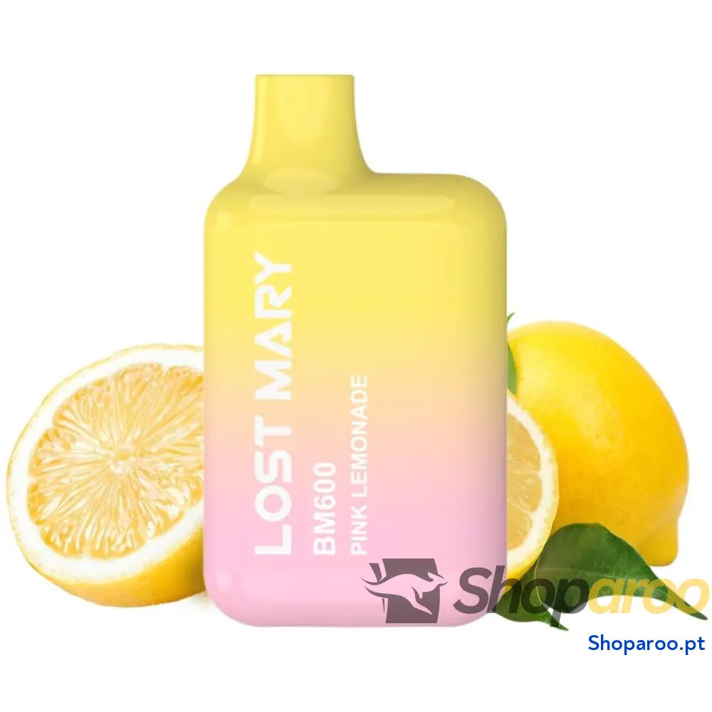 LOST MARY BM600 NICOTINE VAPER 2% DESCARTÁVEL ROSA LIMONADA