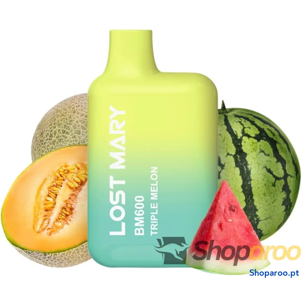 LOST MARY - BM600 NICOTINE VAPER 2% DESCARTÁVEL TRIPLO MELÃO