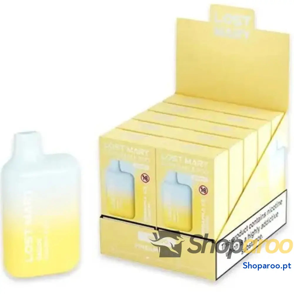 LOST MARY (EXPOSITOR PROFESSIONAL PACK 10 UNIDADES) BM600 NICOTINE VAPER 2% DESCARTÁVEL ABACAXI ICE