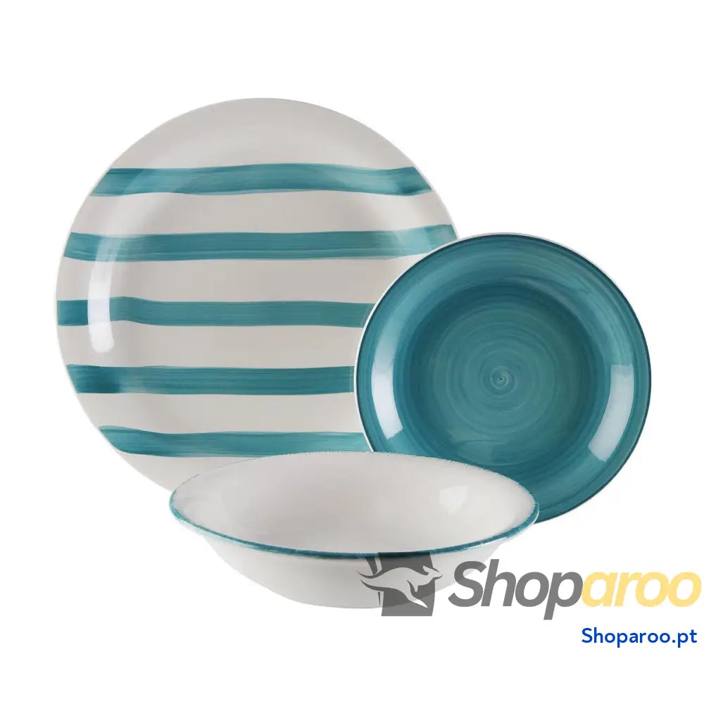 Louça Versa Azul 26,5 x cm 18 Peças