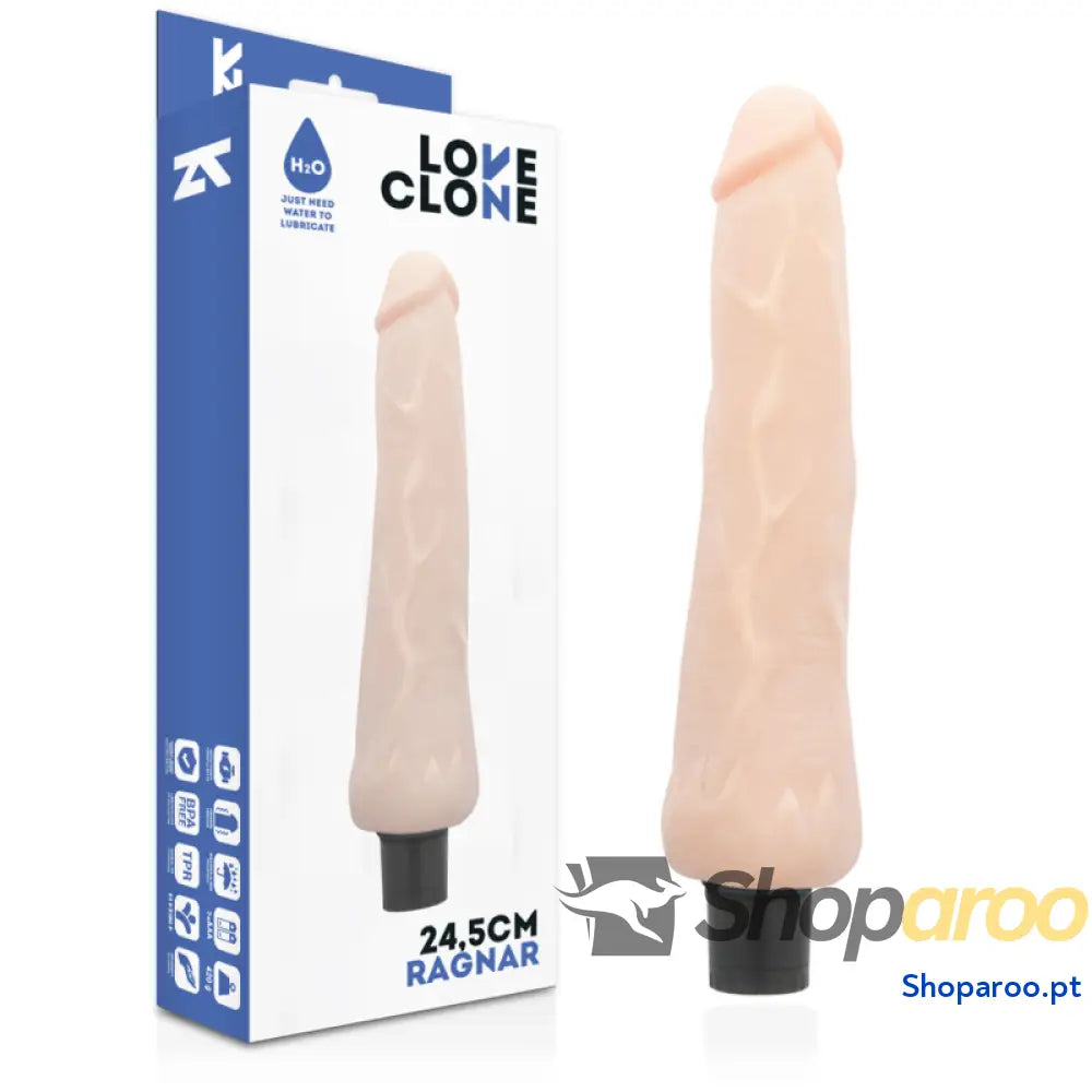 LOVECLONE VIBRADOR AUTO LUBRIFICANTE RAGNAR 24.5 CM O 3.5