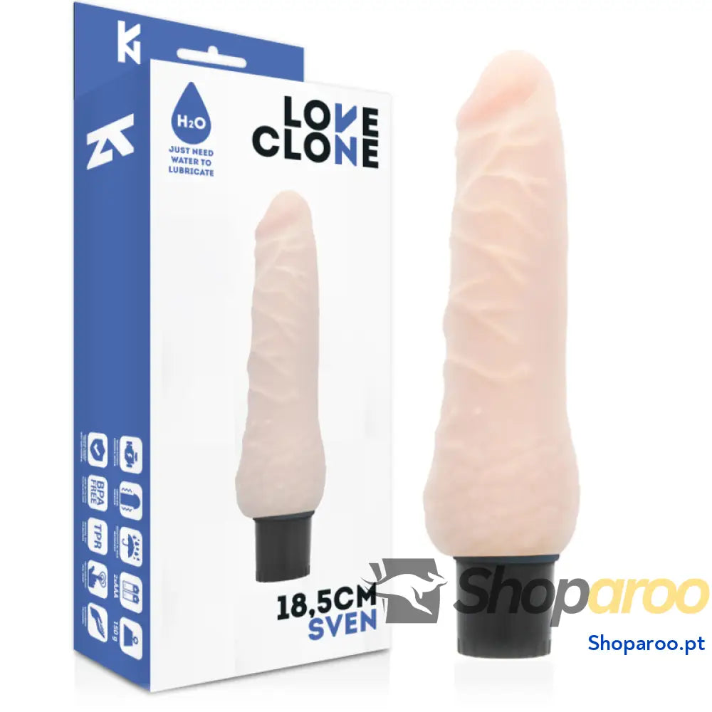 LOVECLONE VIBRADOR AUTO LUBRIFICANTE SVEN 18.5 CM O 3.3