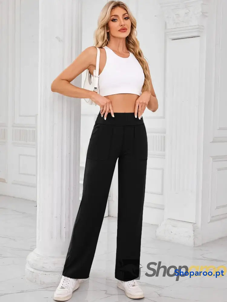 Lovelet High Waist Active Pants with Pockets
