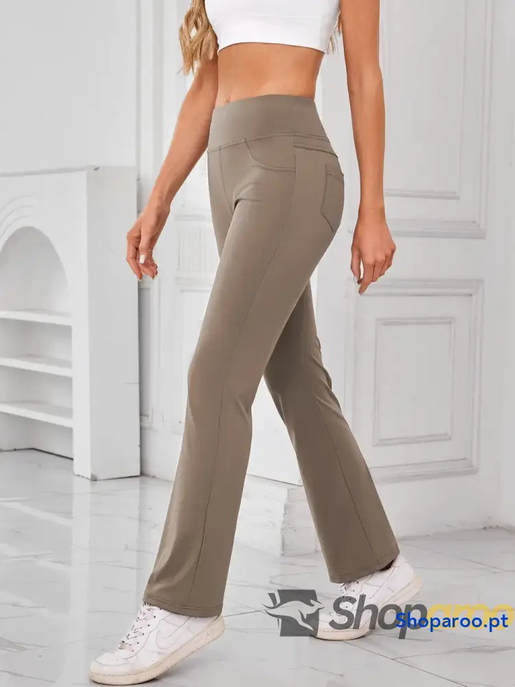 Lovelet High Waist Active Pants with Pockets