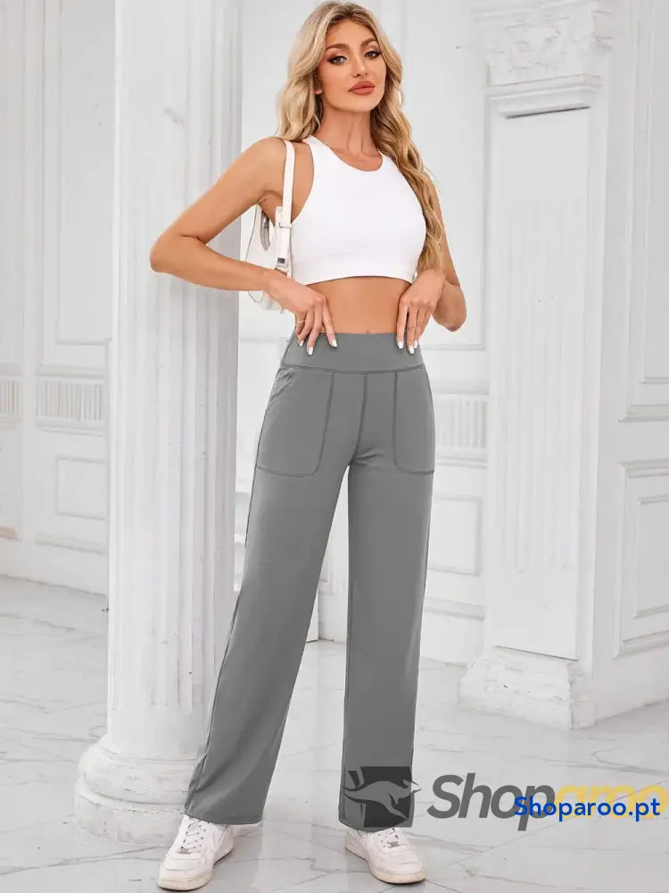 Lovelet High Waist Active Pants with Pockets