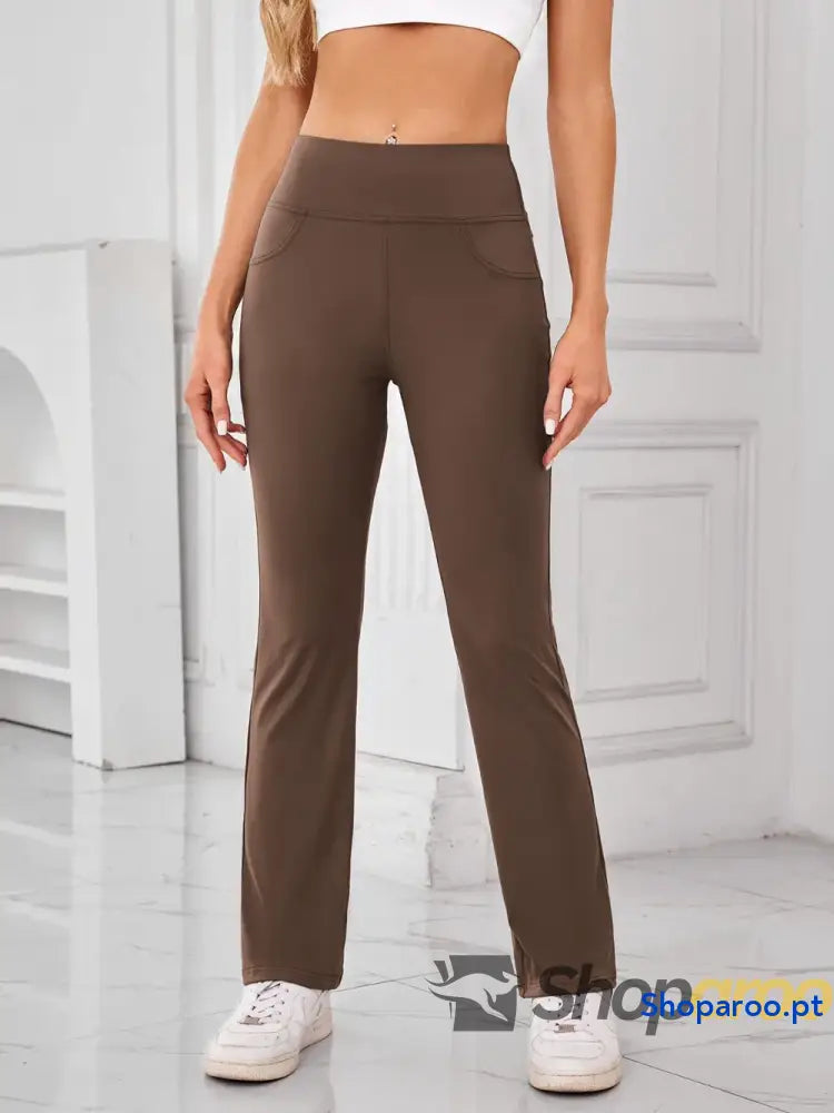 Lovelet High Waist Active Pants with Pockets