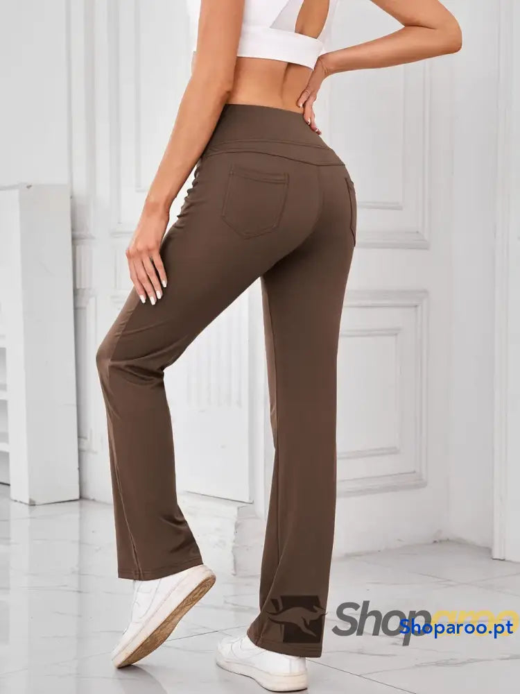 Lovelet High Waist Active Pants with Pockets