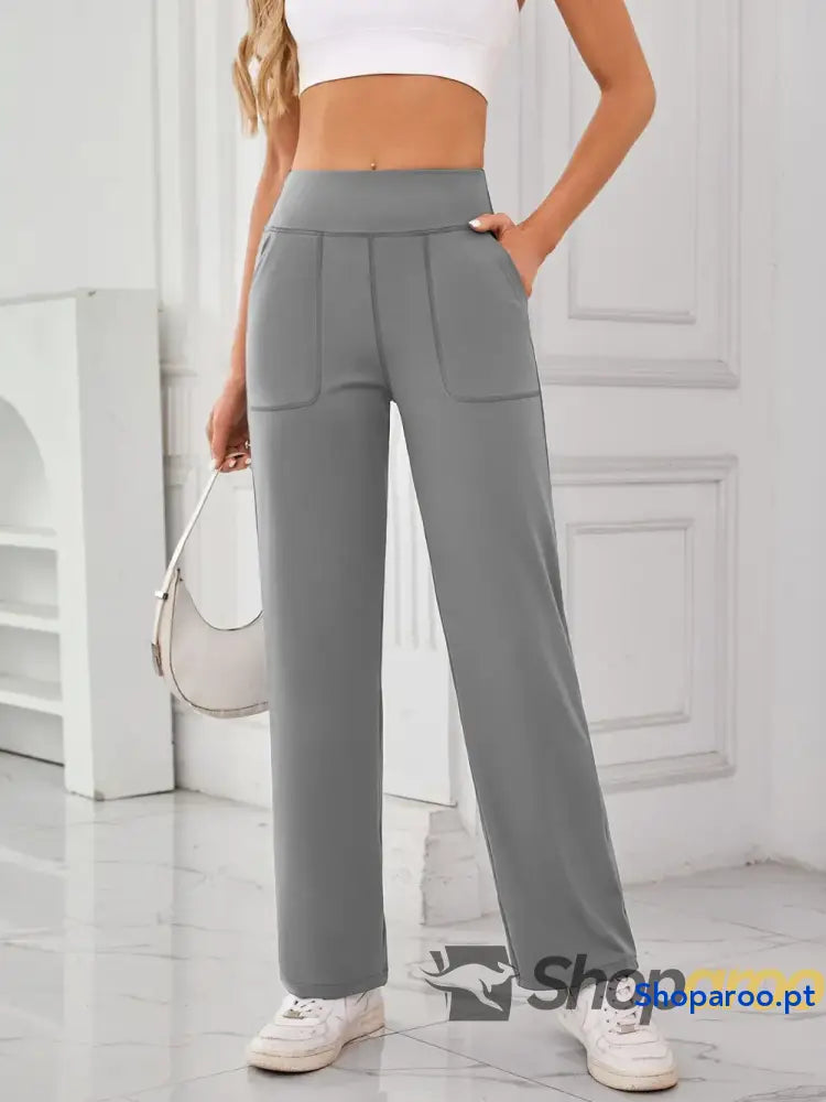 Lovelet High Waist Active Pants with Pockets