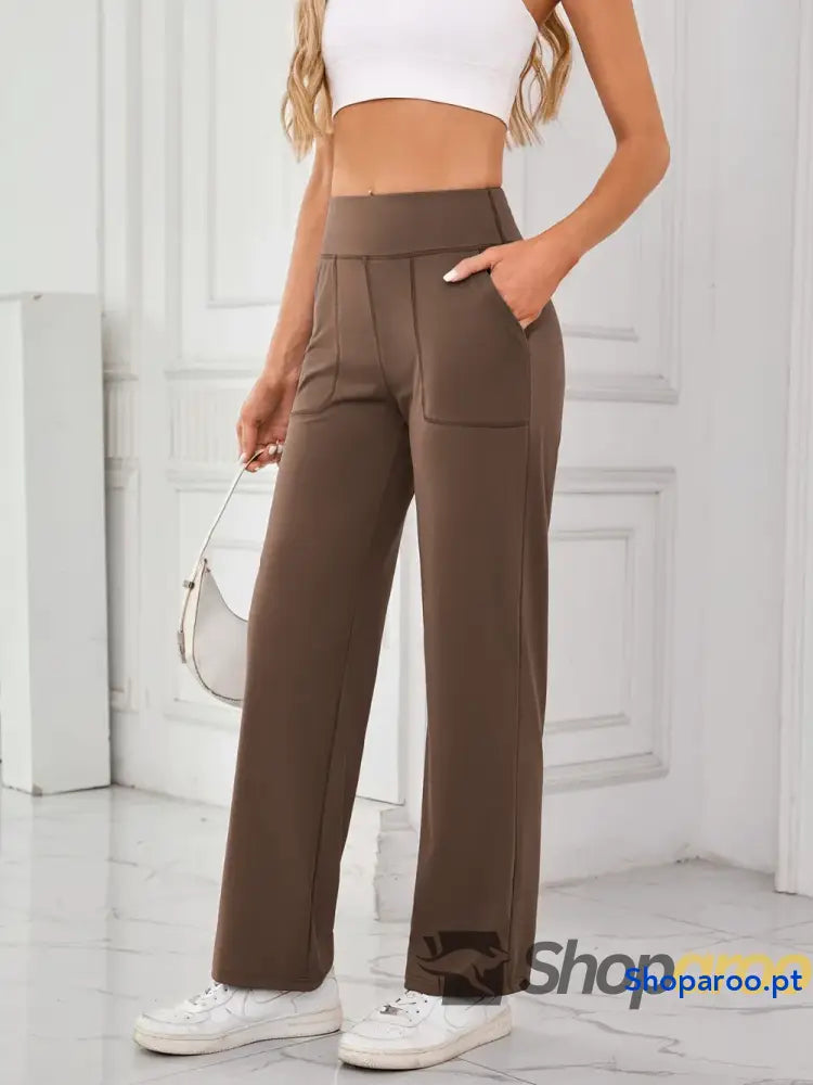 Lovelet High Waist Active Pants with Pockets