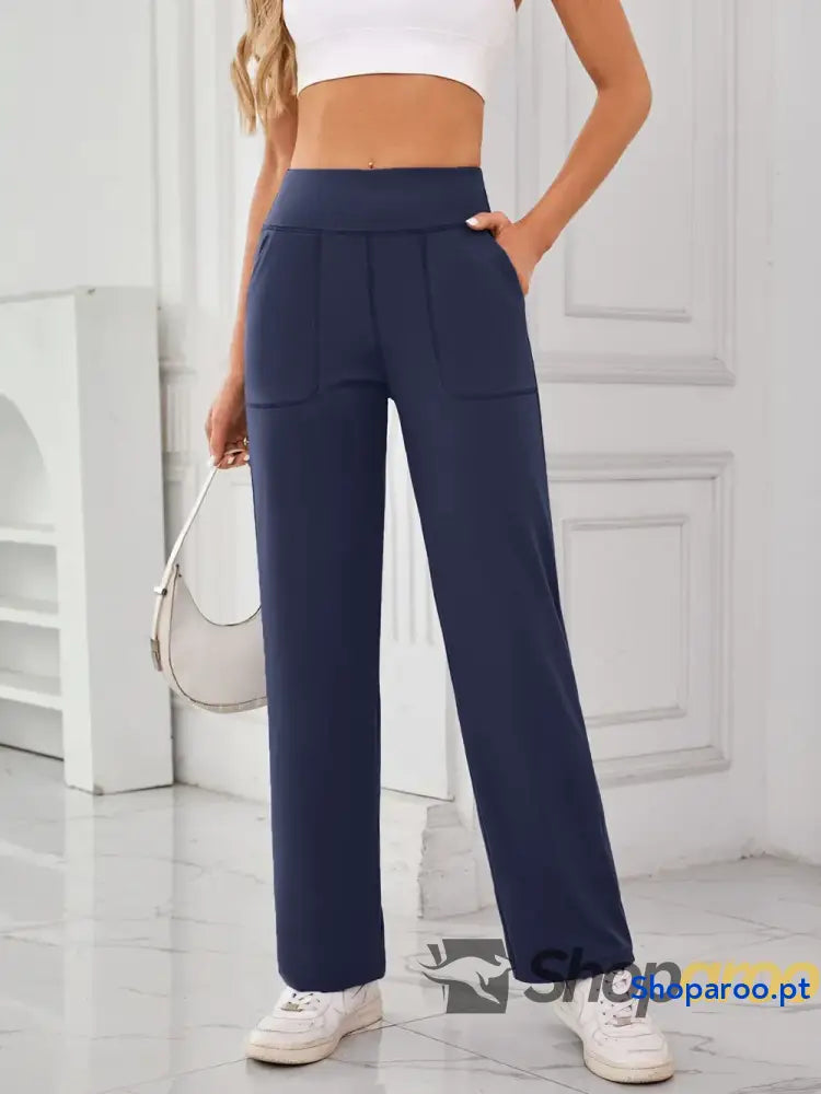 Lovelet High Waist Active Pants with Pockets