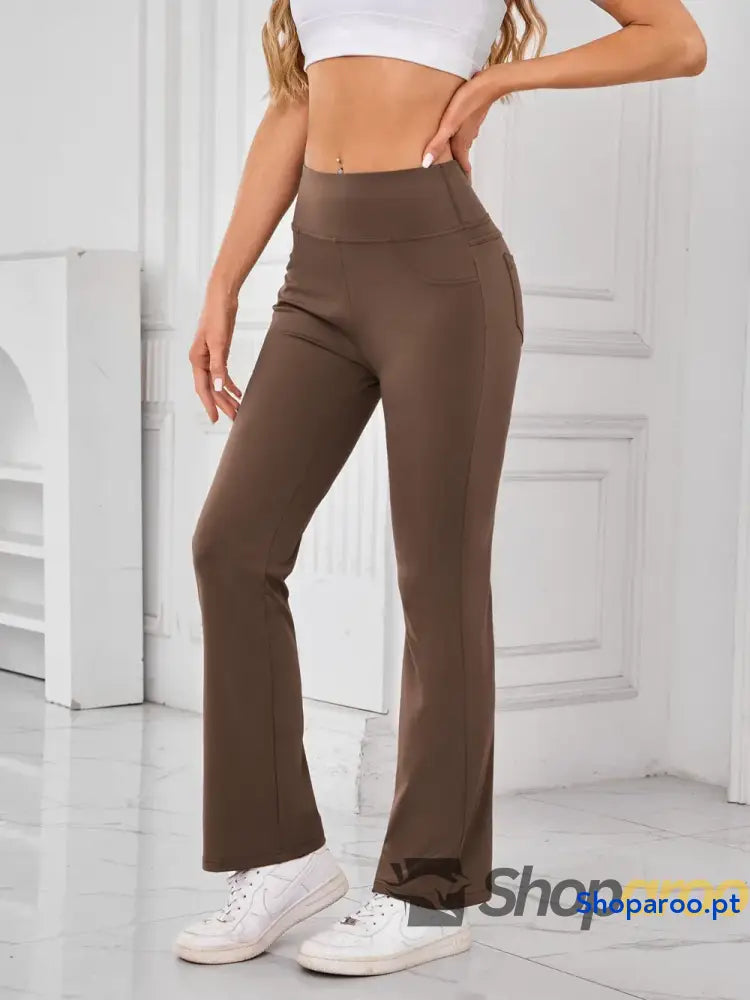 Lovelet High Waist Active Pants with Pockets