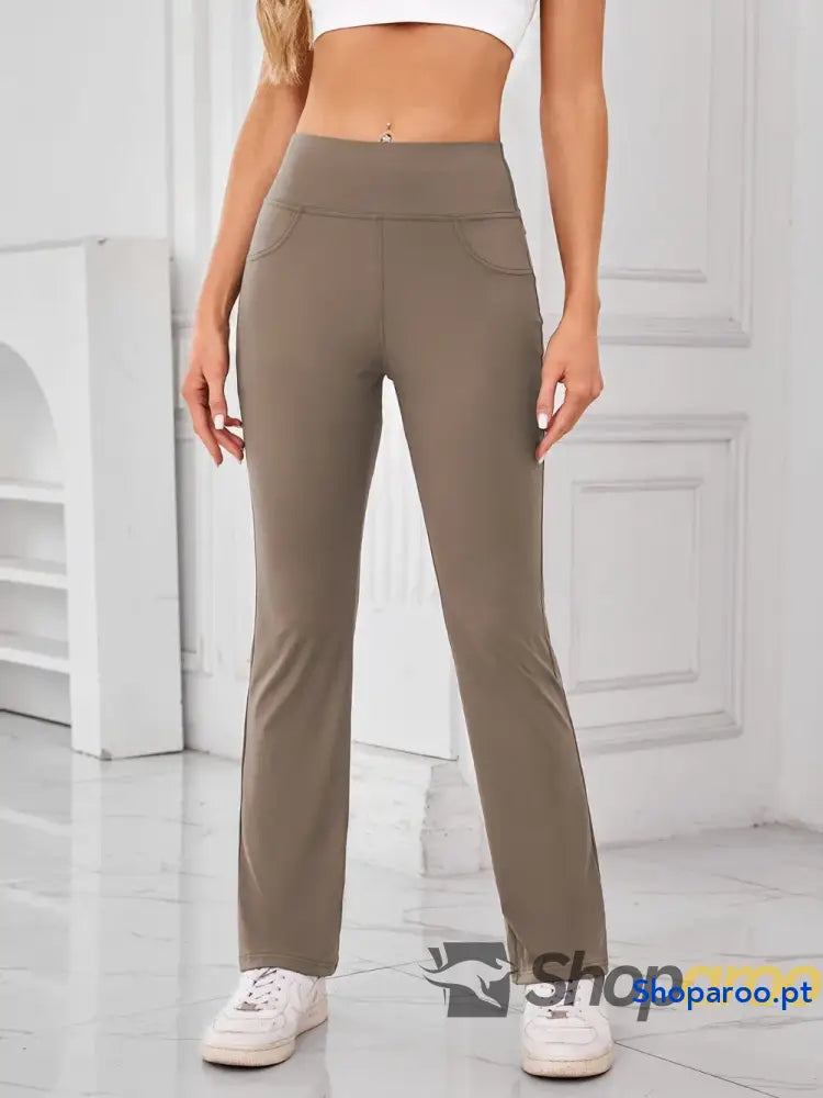 Lovelet High Waist Active Pants with Pockets