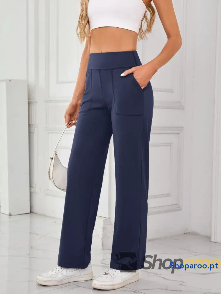 Lovelet High Waist Active Pants with Pockets