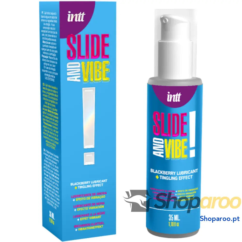 Lubrificante vibratório beijável com efeito à base de água 35ml
