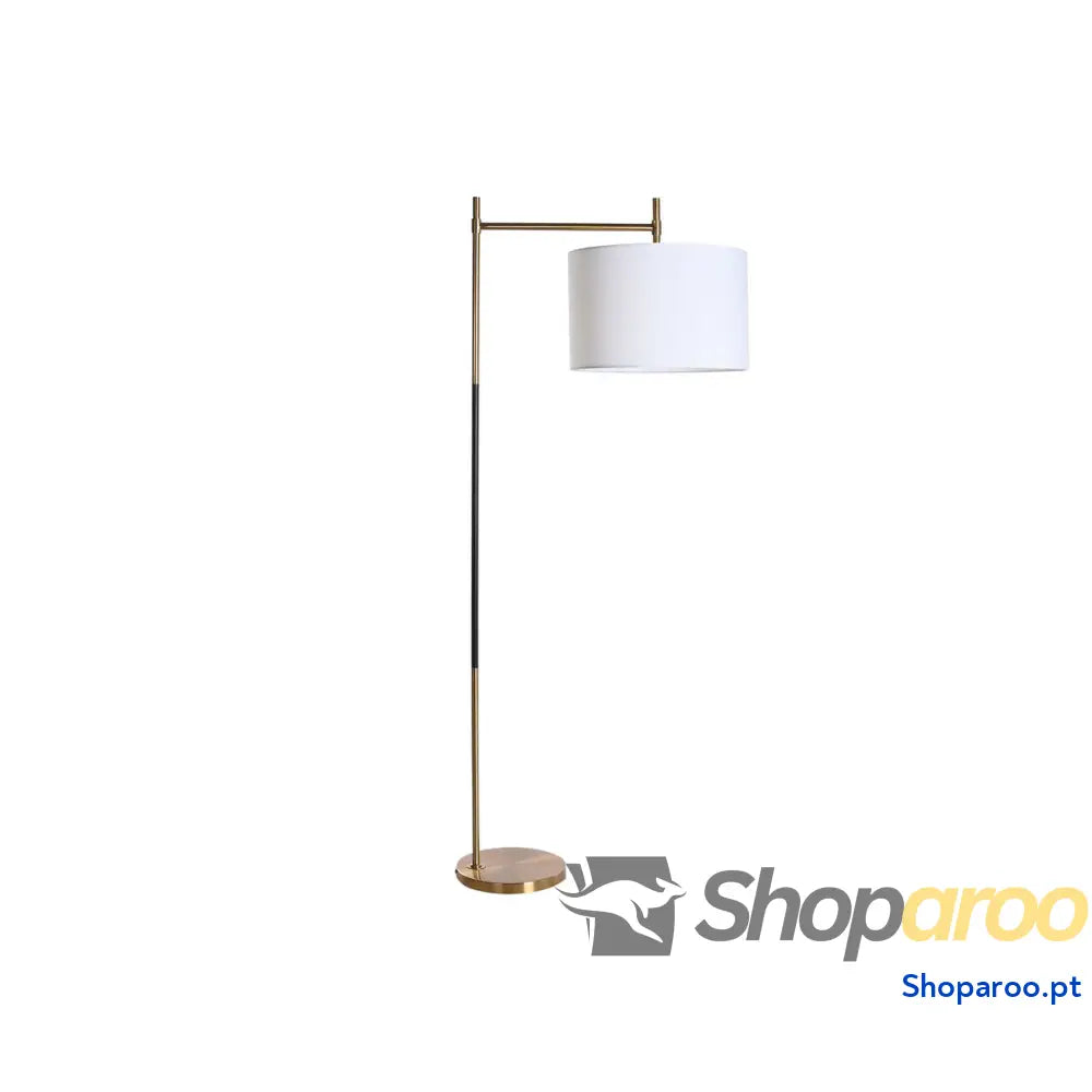 Luminária de chão DKD Home Decor 76 x 43 x 169 cm Preto Dourado Metal 220 V 50 W