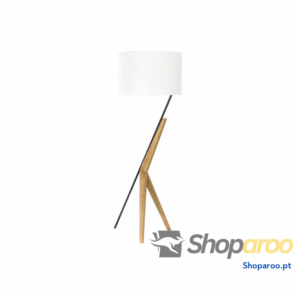 Luminária de chão DKD Home Decor Branco Castanho Preto Metal Eik 50 W 220 V 54 x 52 x 145 cm