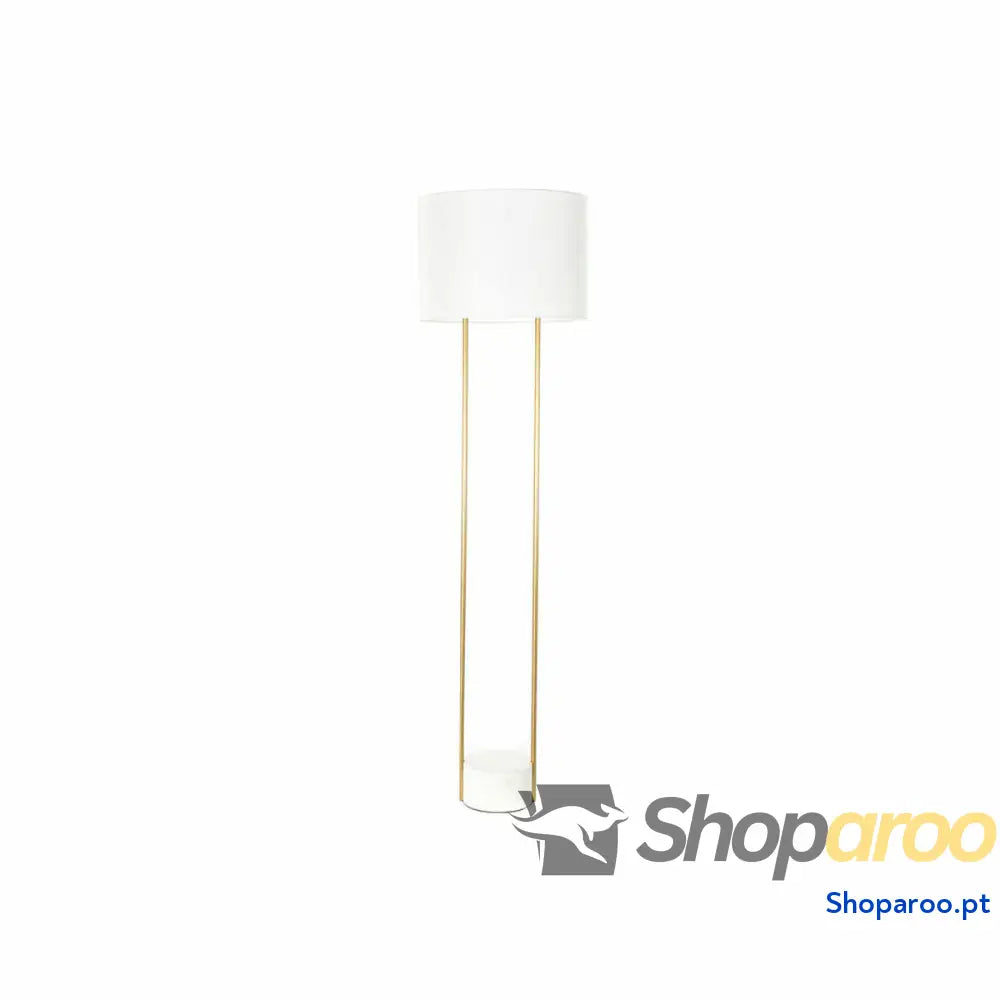 Luminária de chão DKD Home Decor Branco Dourado Metal Mármore 50 W 220 V 48 x 48 x 170 cm
