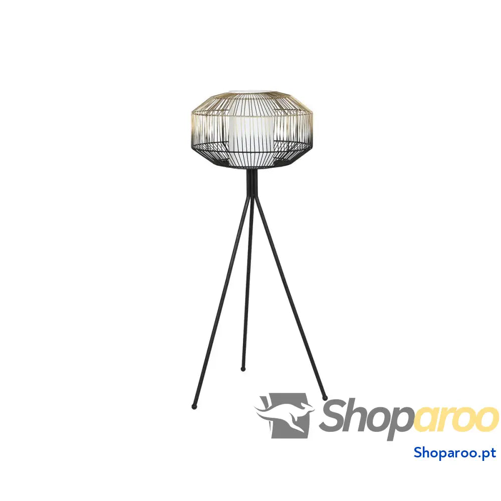 Luminária de chão DKD Home Decor Preto Dourado Ferro 50 W 220 V 39 x 39 x 103 cm