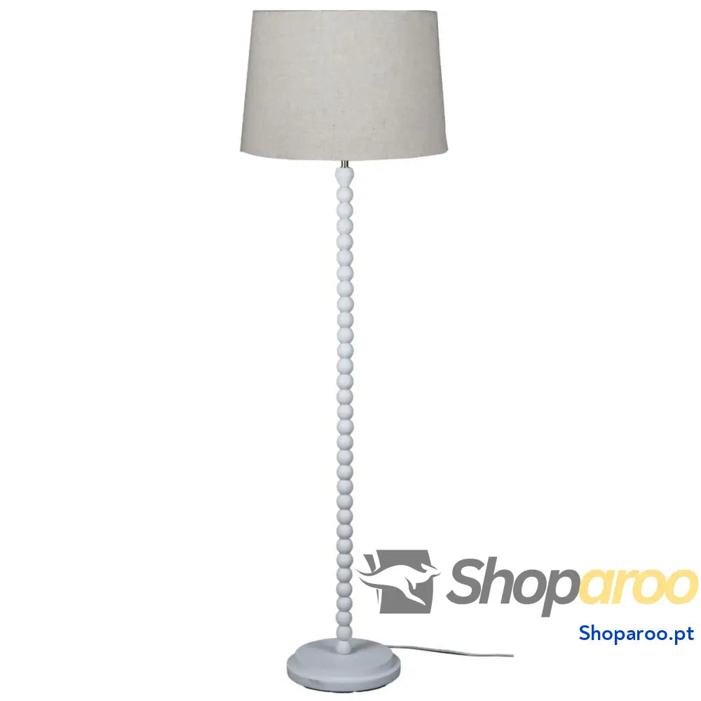 Luminária de chão Home ESPRIT Branco 40 x 40 x 144 cm