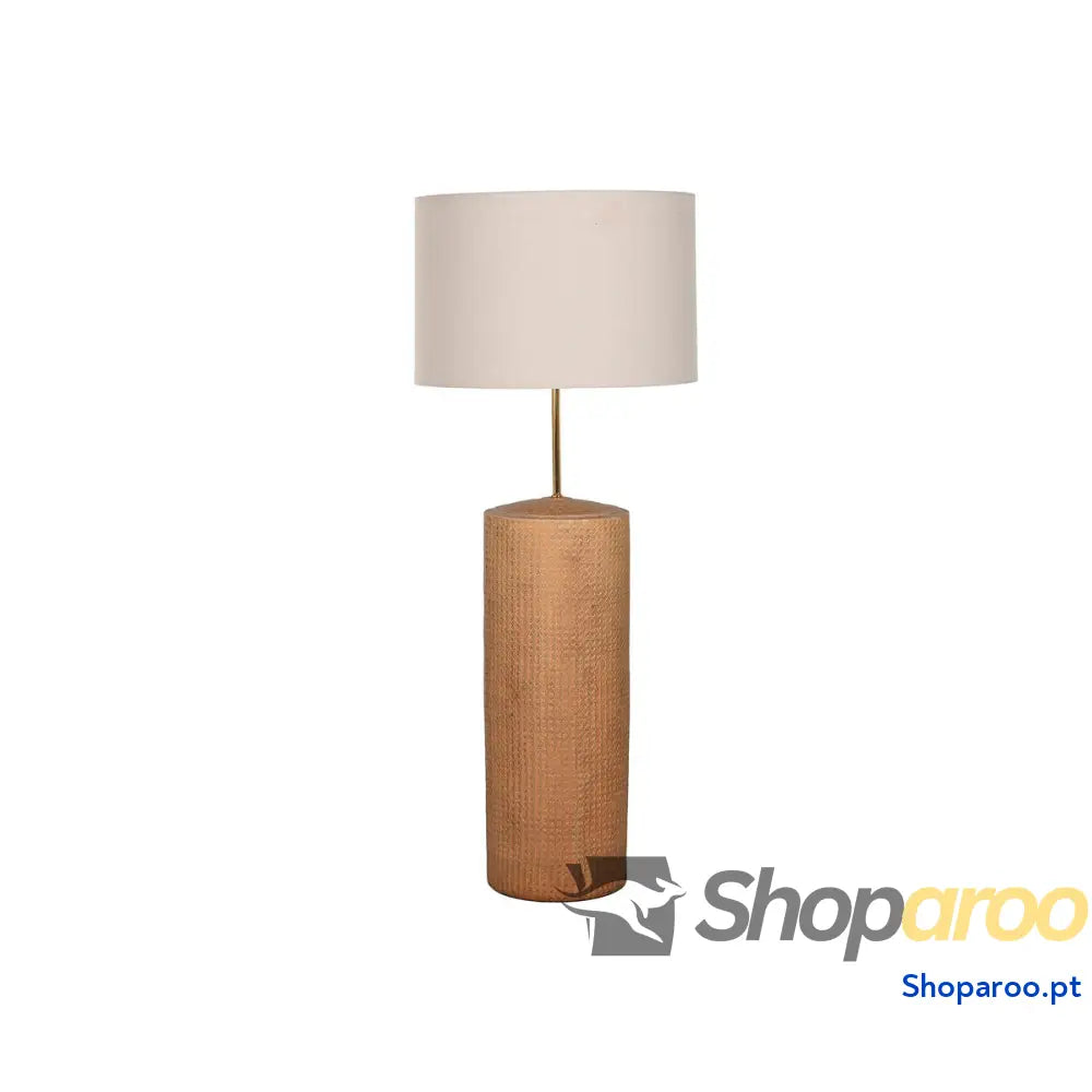 Luminária de chão Home ESPRIT Castanho Bege 220 V 50 X 50 X 124,5 cm