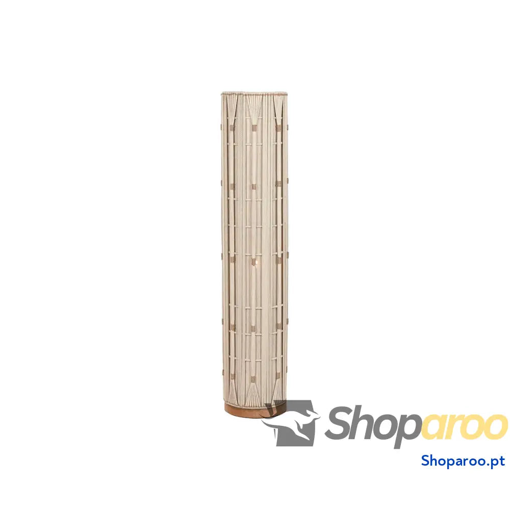 Luminária de chão Home ESPRIT Castanho Bege 50 W 220 V 25 x 25 x 125 cm