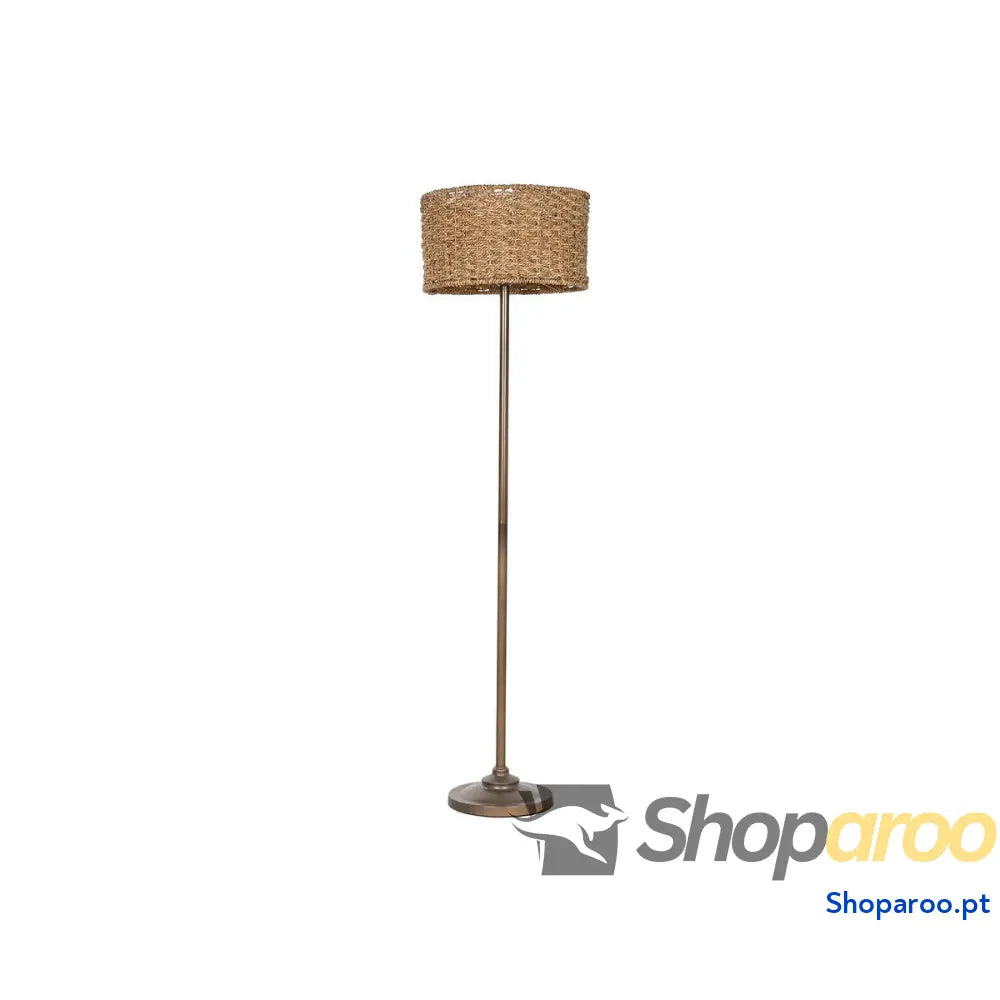 Luminária de chão Home ESPRIT Castanho Natural 220 V 41 x 41 x 156 cm