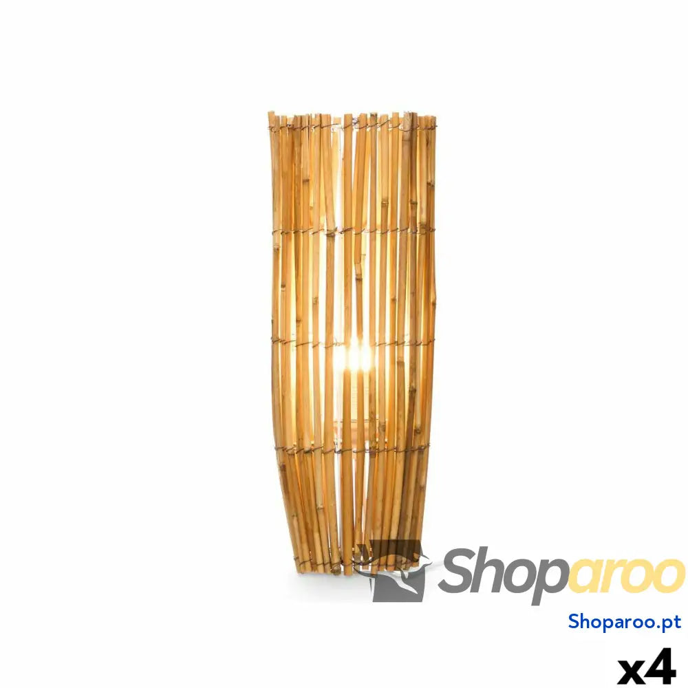 Luminária de chão HY8162D Natural 18,5 x 53 x 18,5 cm (4 Unidades)