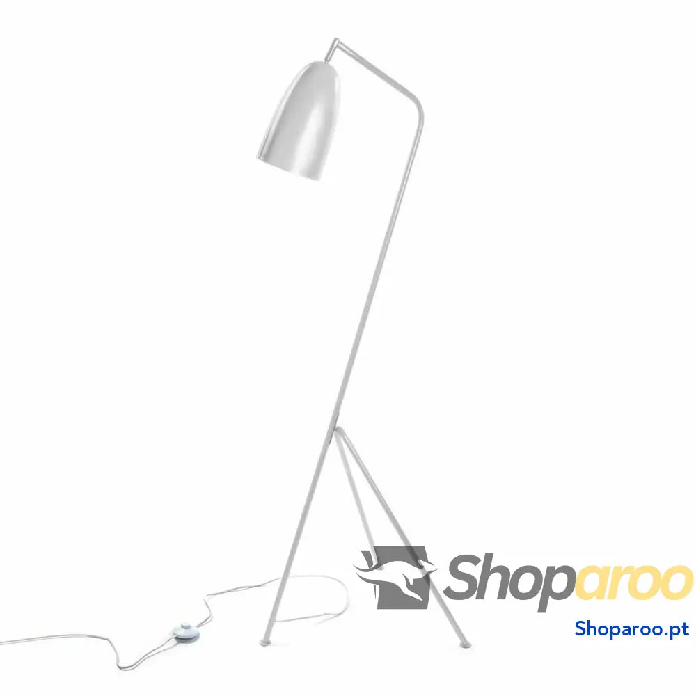 Luminária de chão Versa Branco Metal (50 x 148 x 57 cm)