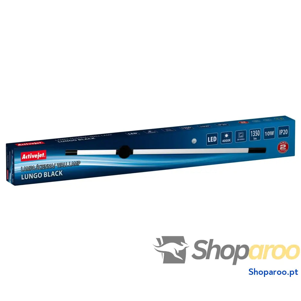 Luminária de parede Activejet AJE-LUNGO Black