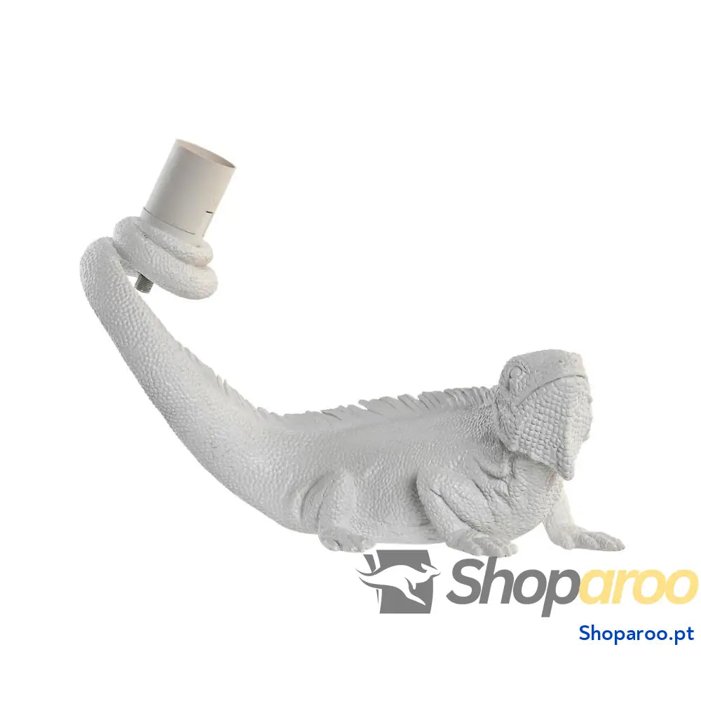 Luminária de parede DKD Home Decor Branco 50 W Moderno Iguana Lagarto 220 V 14 x 22 x 31 cm 31 x 14 x 22 cm