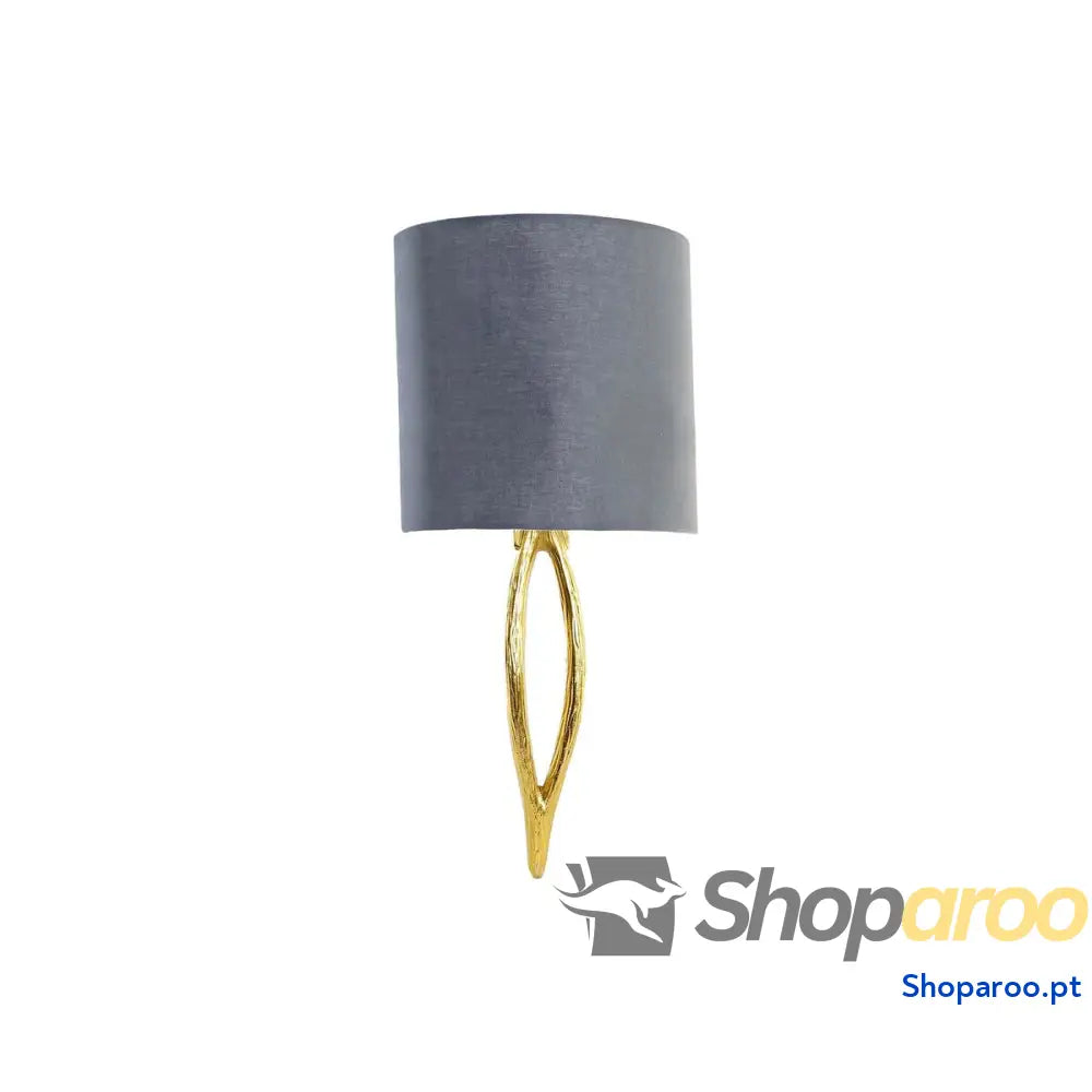 Luminária de parede DKD Home Decor Dourado Metal Poliéster 220 V 50 W (30 x 16 x 60 cm)