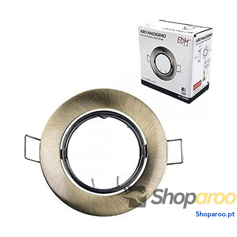 Luminária EDM 35909 Halogéneo ø 8,4 cm Anel de fixação